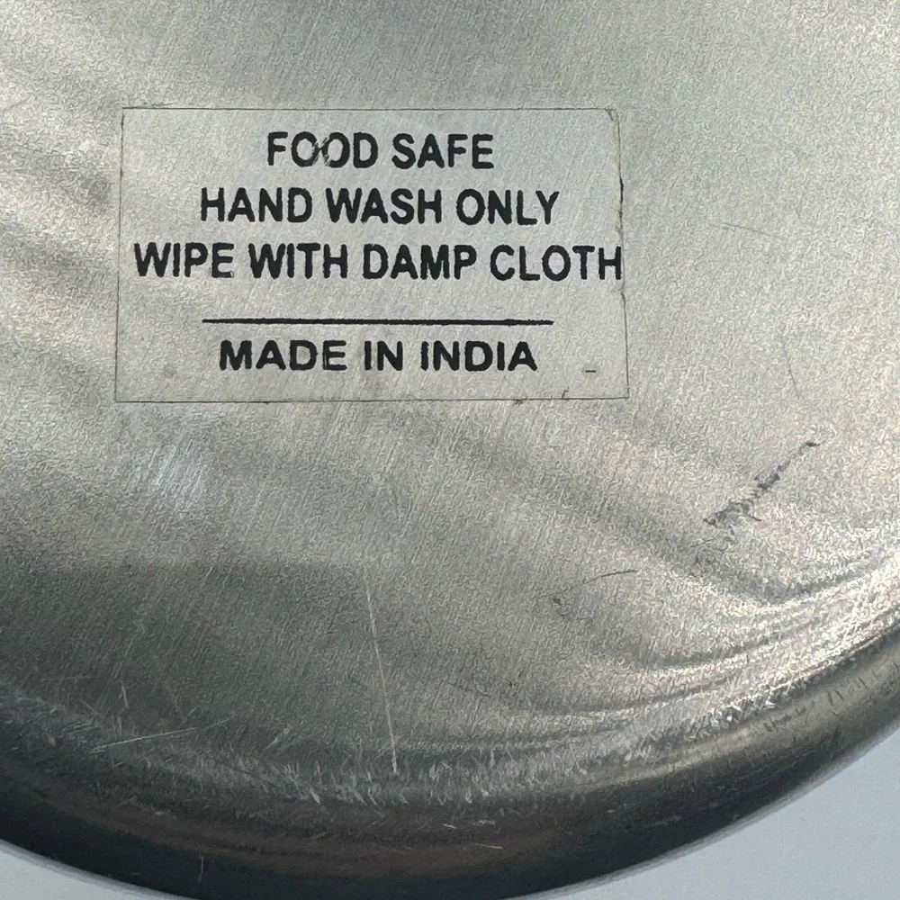 Hammered Silver Stainless Steel Utensil Caddy